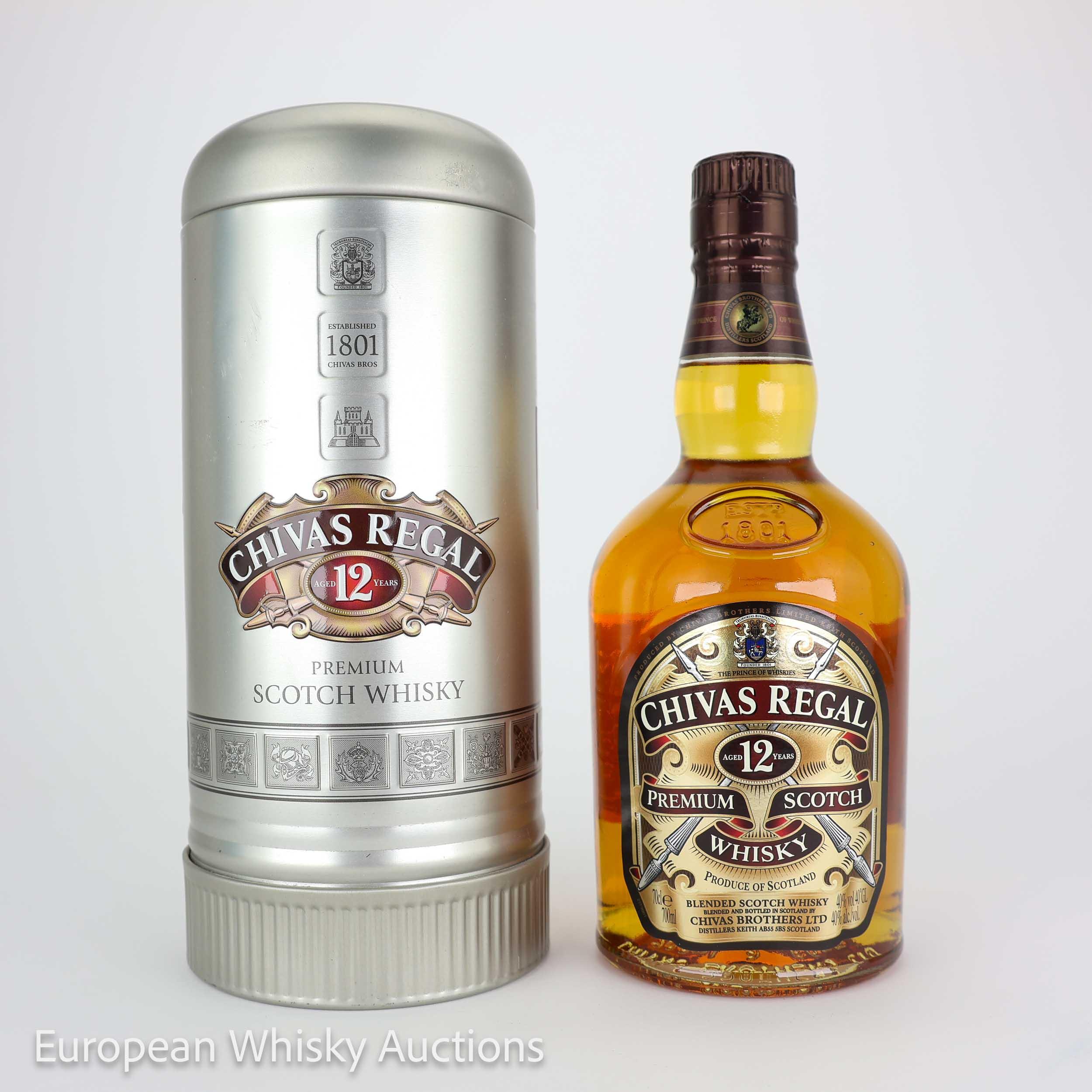 Chivas Regal Celebration Series 1801-2001 12 Year Old, Oak Cask, 2001, 40% whisky bottle