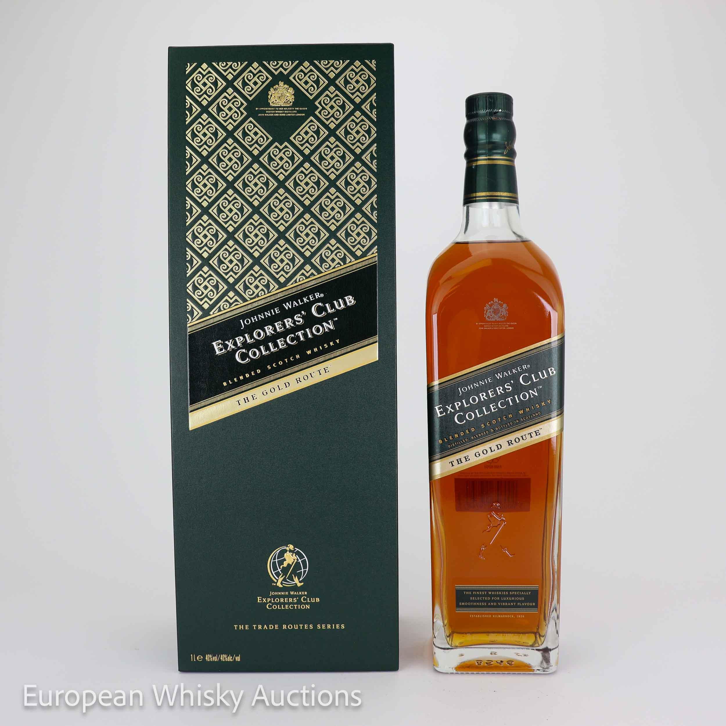 Johnnie Walker Explorers' Club Collection The Gold Route, American Oak Cask, 2013, 40% whisky bottle