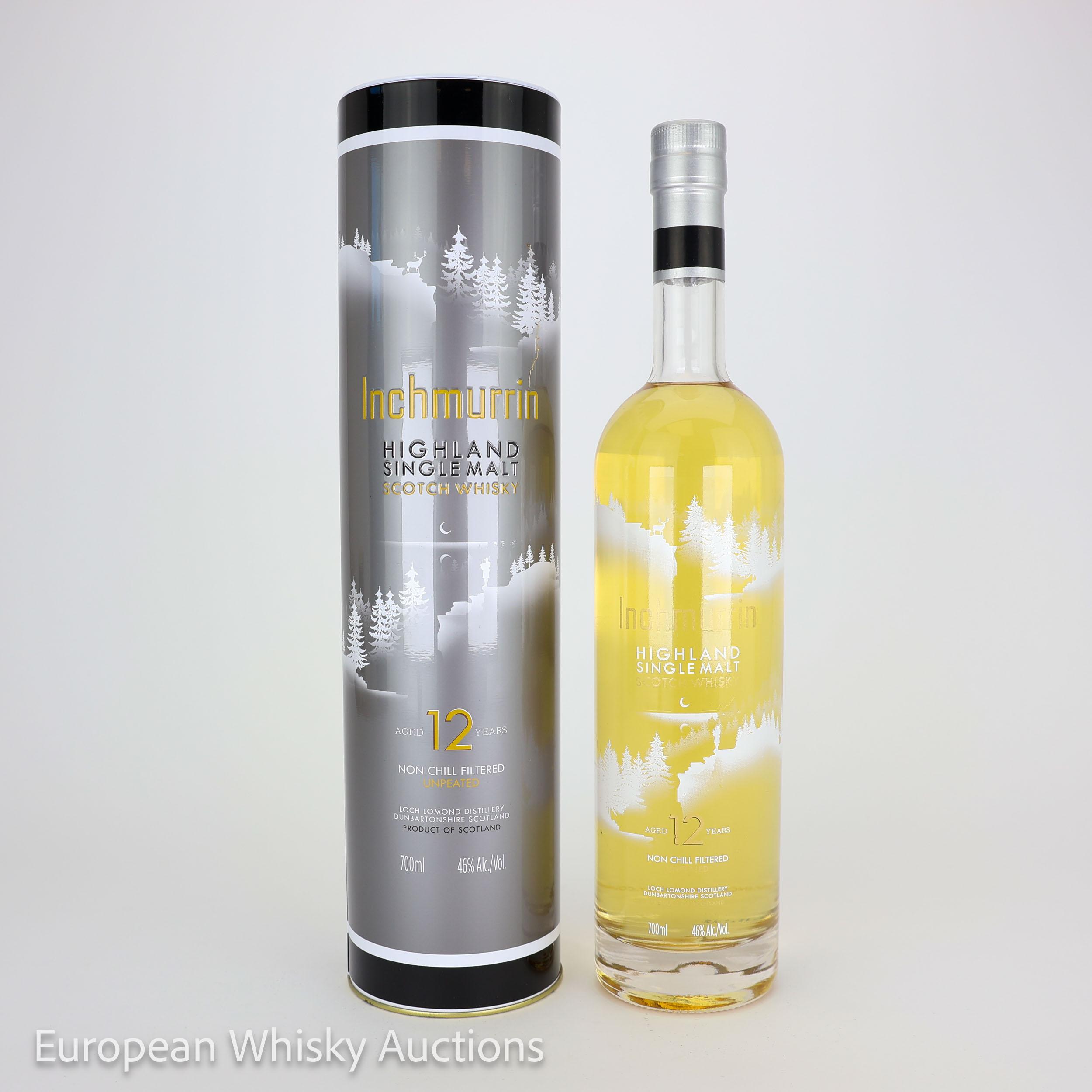 Loch Lomond Inchmurrin 12 Year Old, Bourbon Cask, 46% whisky bottle