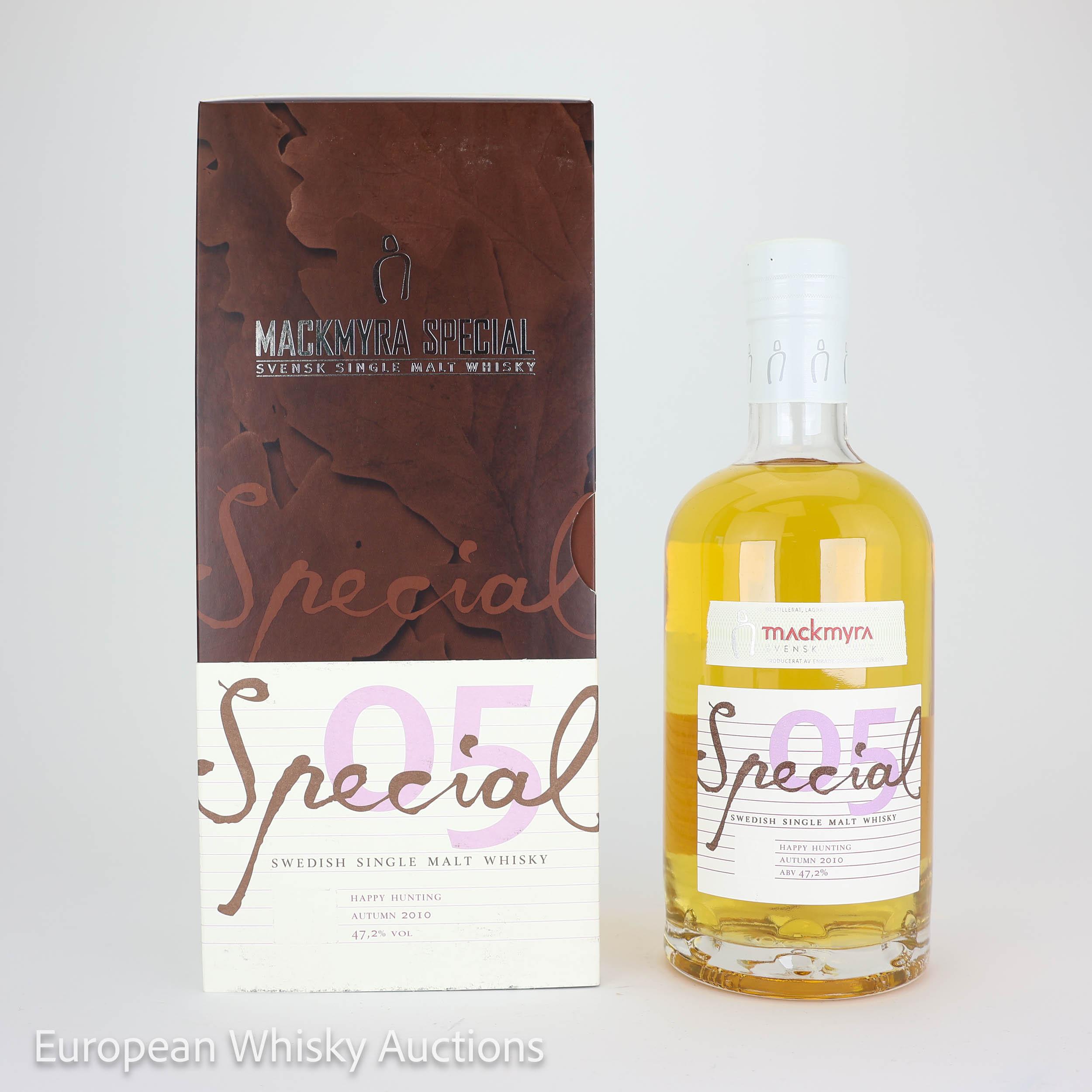 Mackmyra Special 05 Happy Hunting, Cowberry Wine Cask, 2010, 47.2% whisky bottle