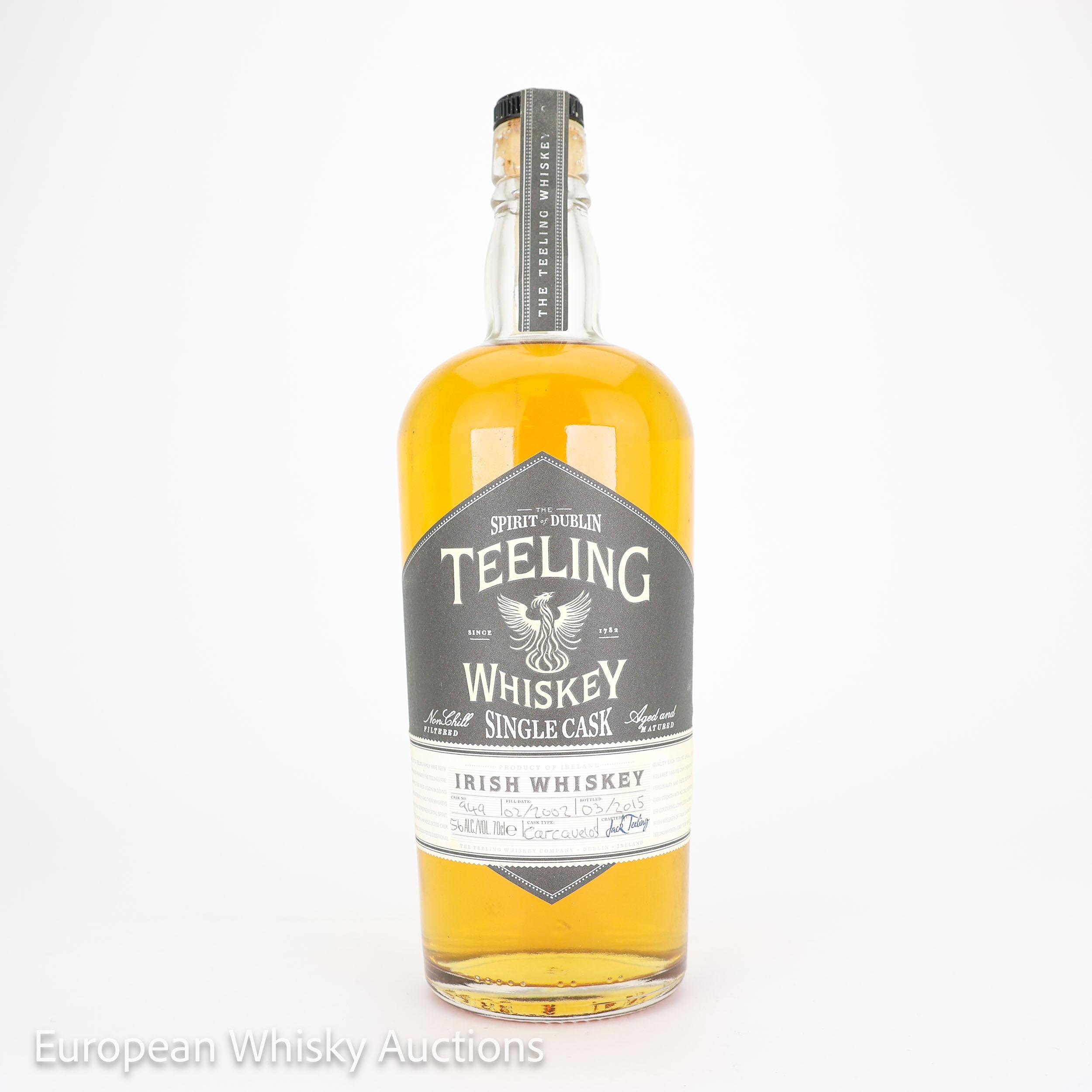 Teeling Single Cask #13 Year Old, Carcavelos Cask, Cask #449, 2015, 55.5% whisky bottle