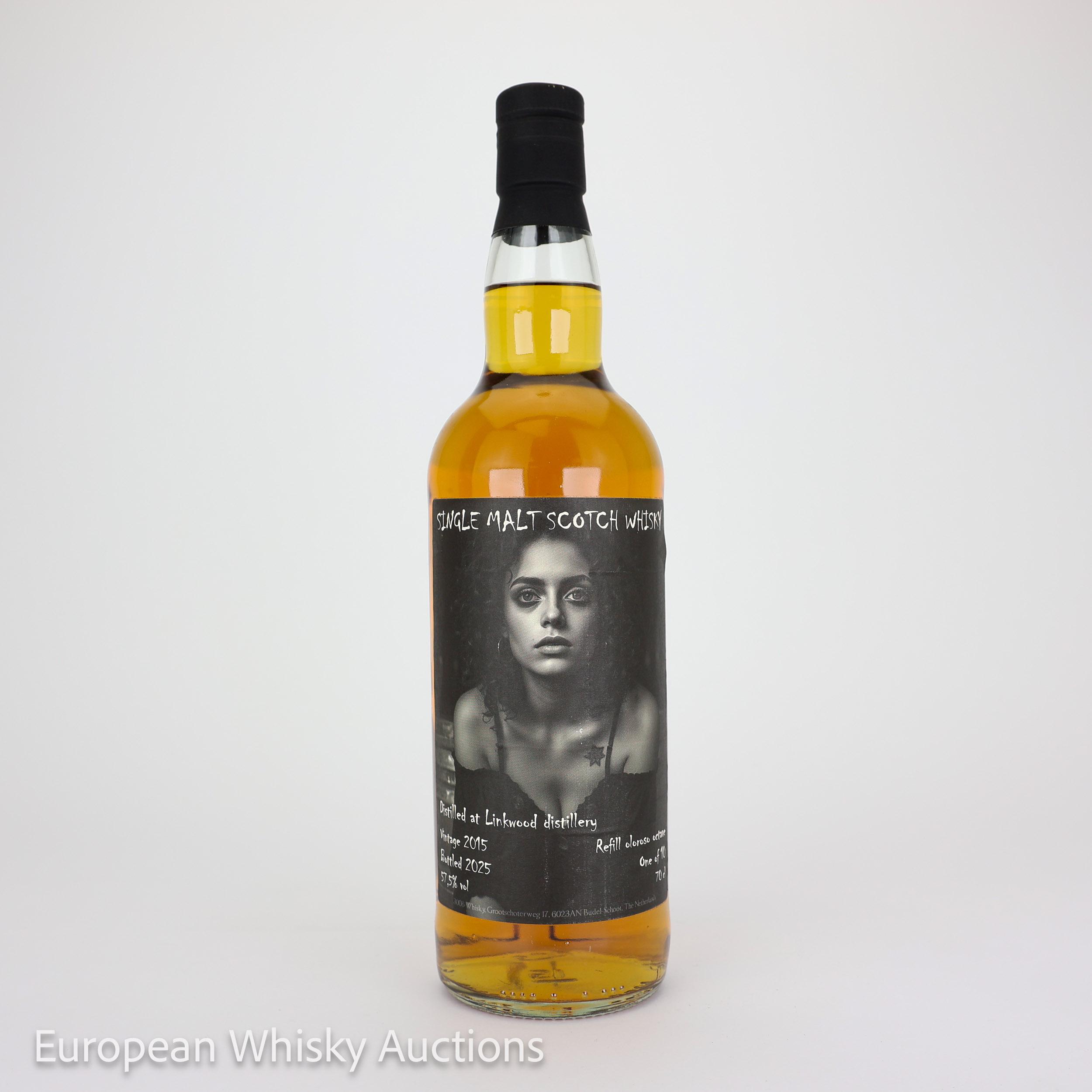 Linkwood, Sherry Cask, 2015, 3006 Whisky, 57.5% whisky bottle
