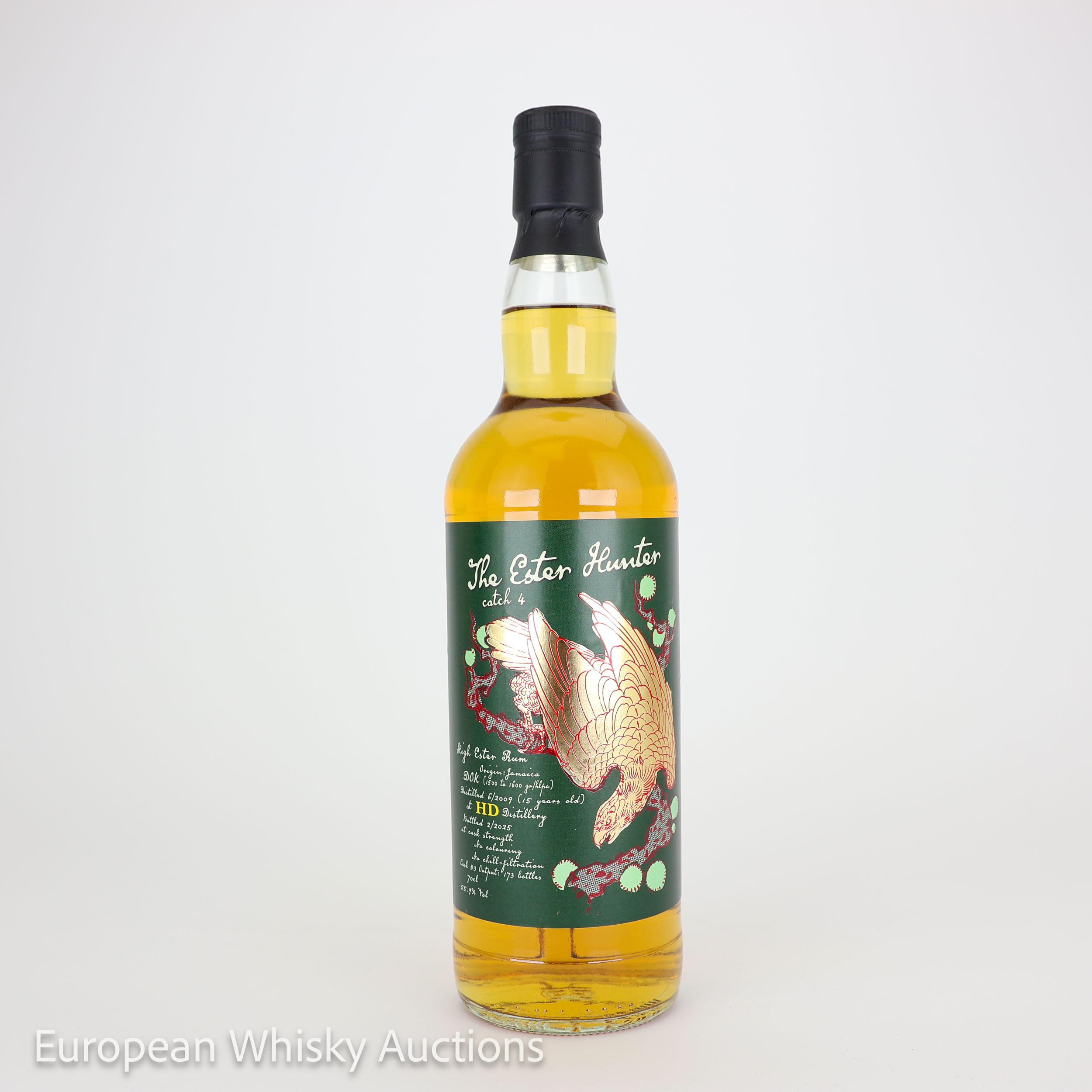 Hampden Estate The Ester Hunter Catch 4 15 Year Old, Barrel Cask, Cask #3, 2009, The Whisky Jury, 55.9% whisky bottle