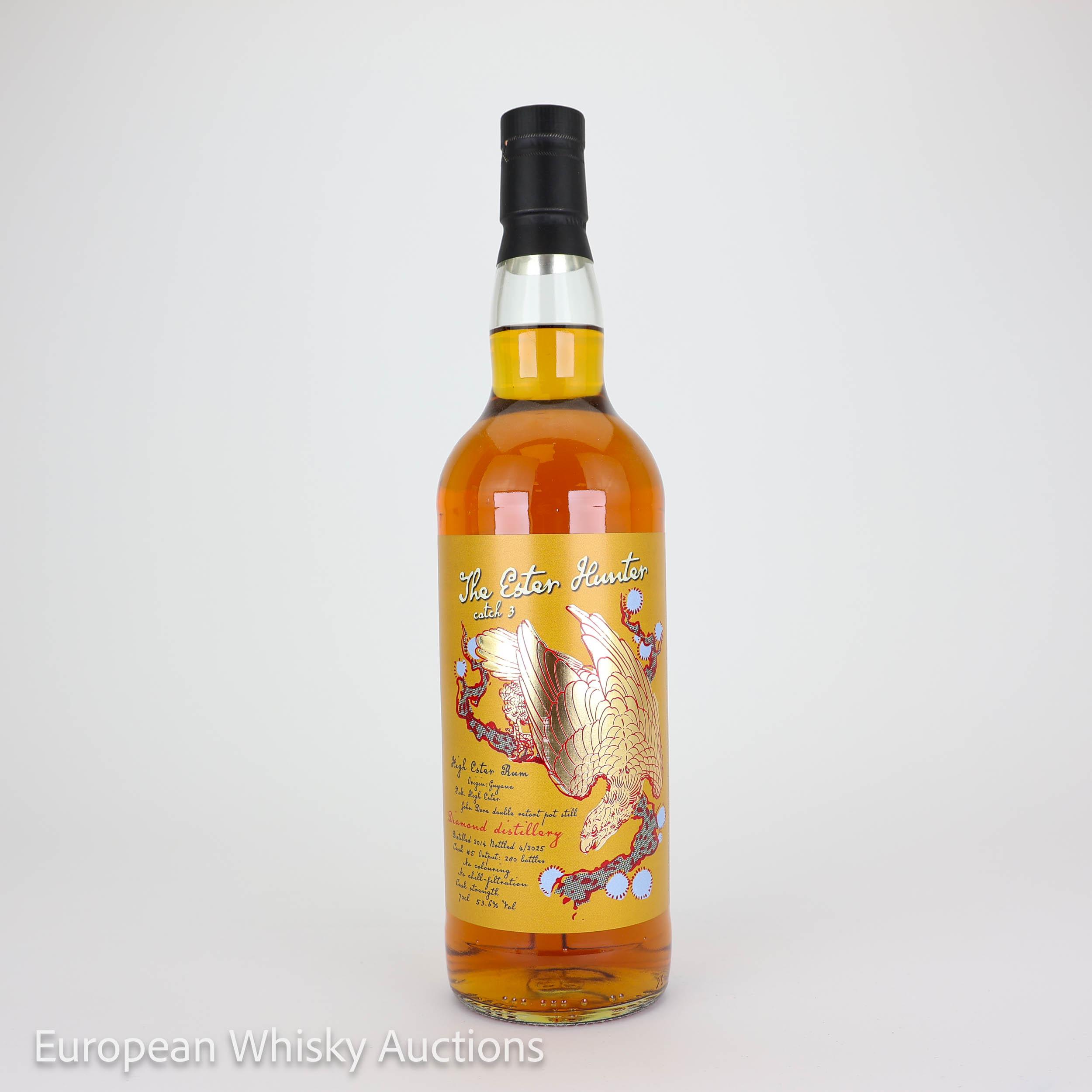 Diamond The Ester Hunter Catch 3 11 Year Old, Bourbon Cask, Cask #5, 2014, The Whisky Jury, 53.6% whisky bottle