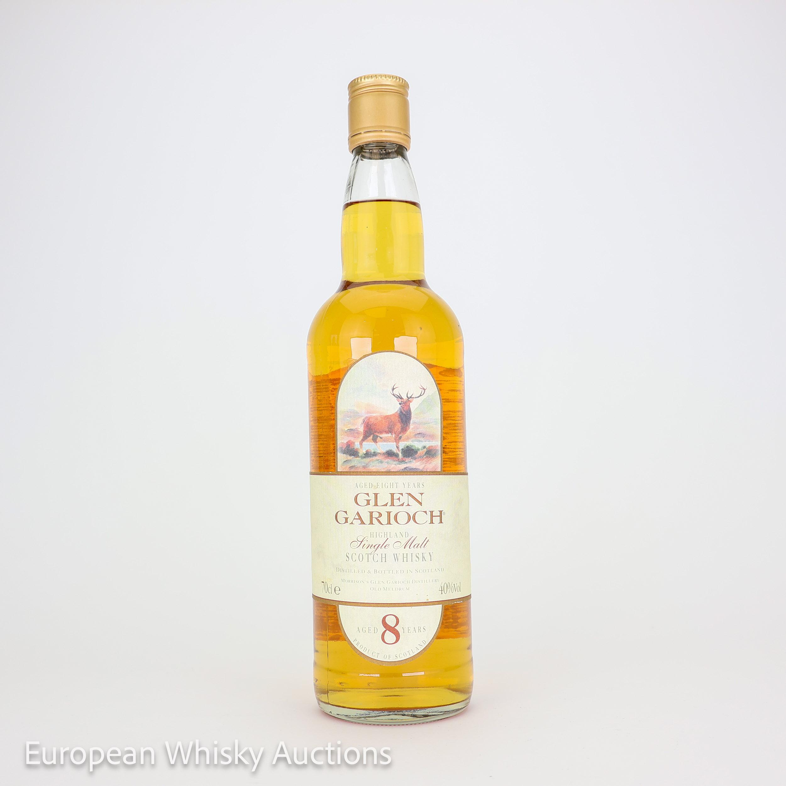 Glen Garioch 8 Year Old, 40% whisky bottle