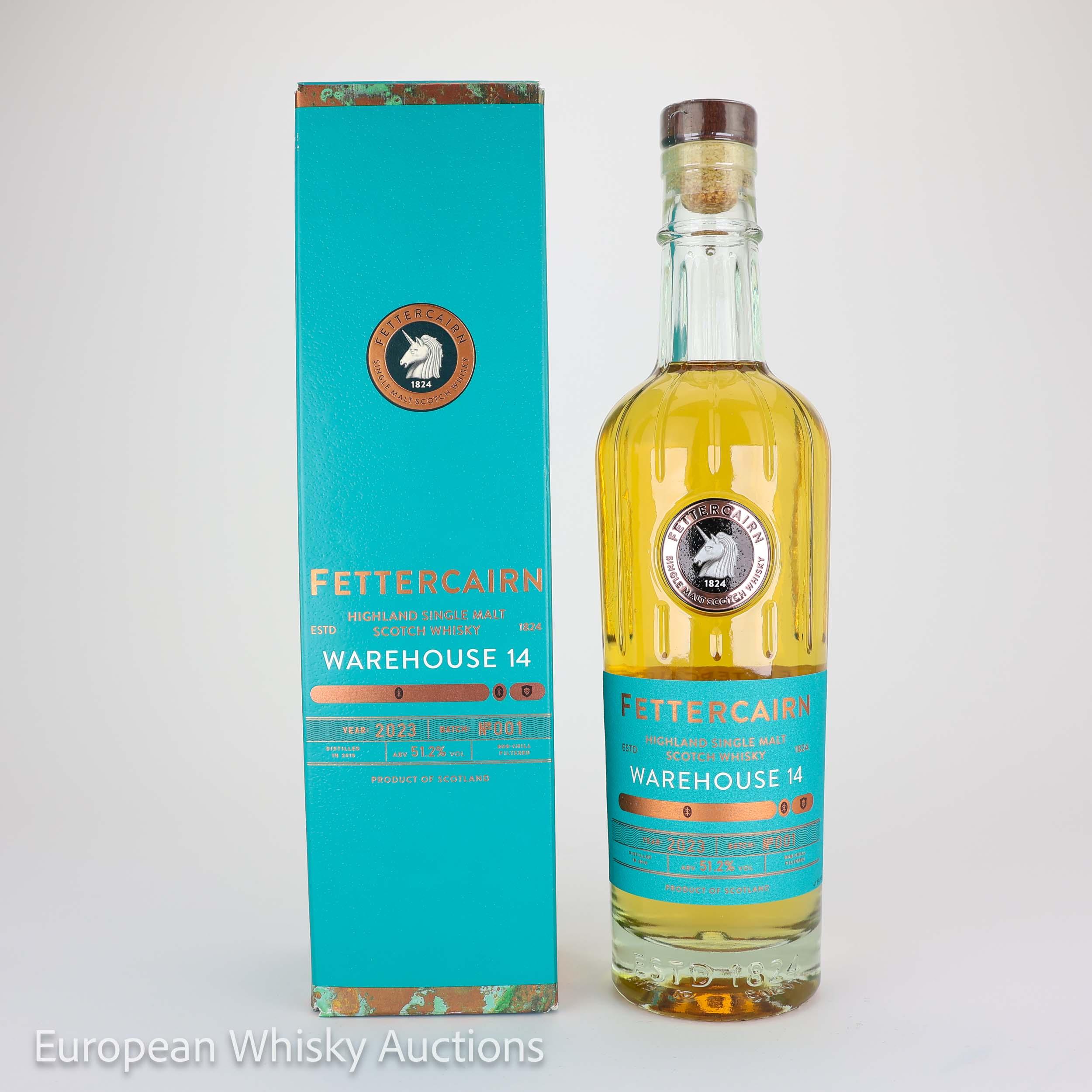 Fettercairn Warehouse 14 6 Year Old, Batch No. 001, 2023, 51.2% whisky bottle