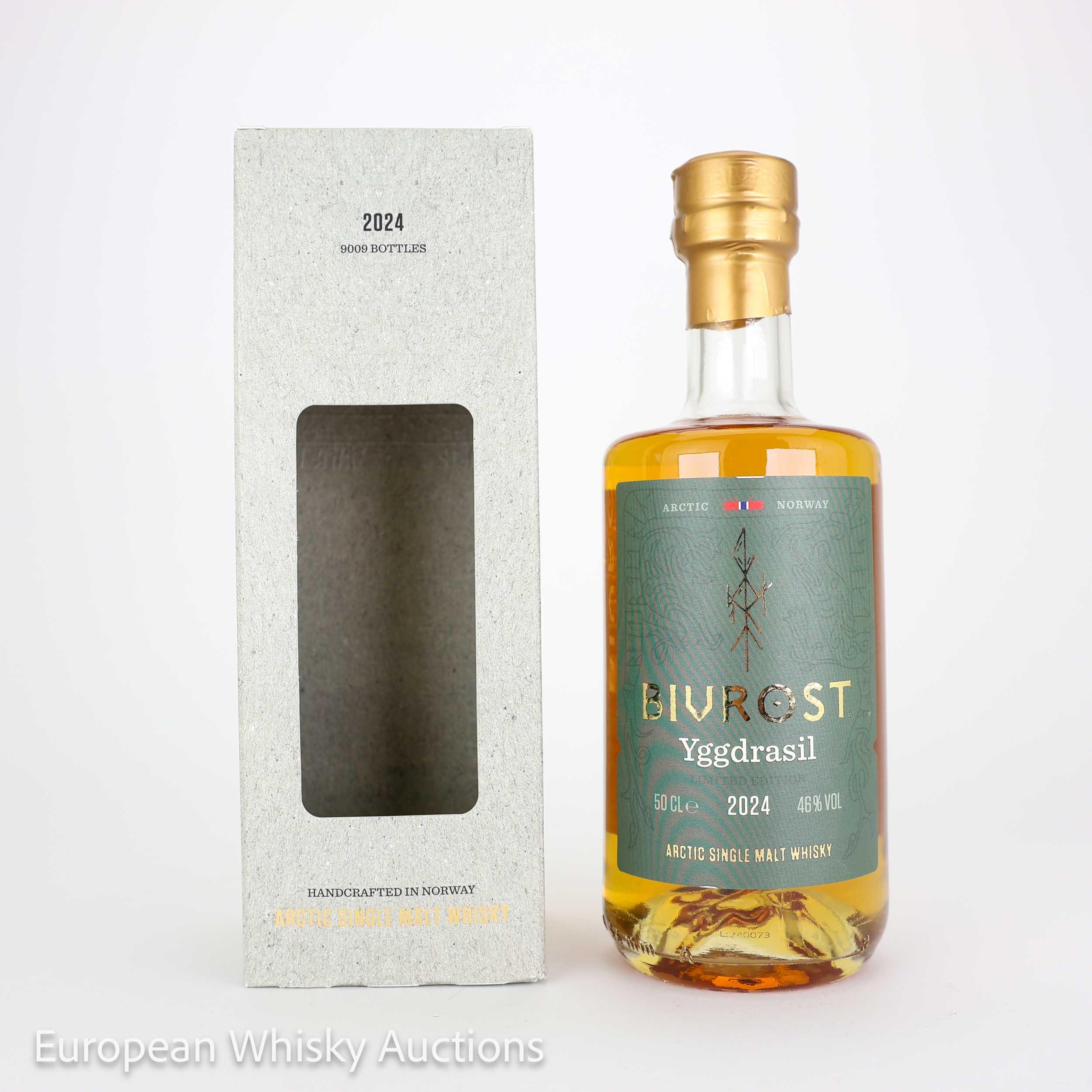 Bivrost Yggdrasil 2024 4 Year Old, Charred & Oloroso Cask, 2024, 46% whisky bottle