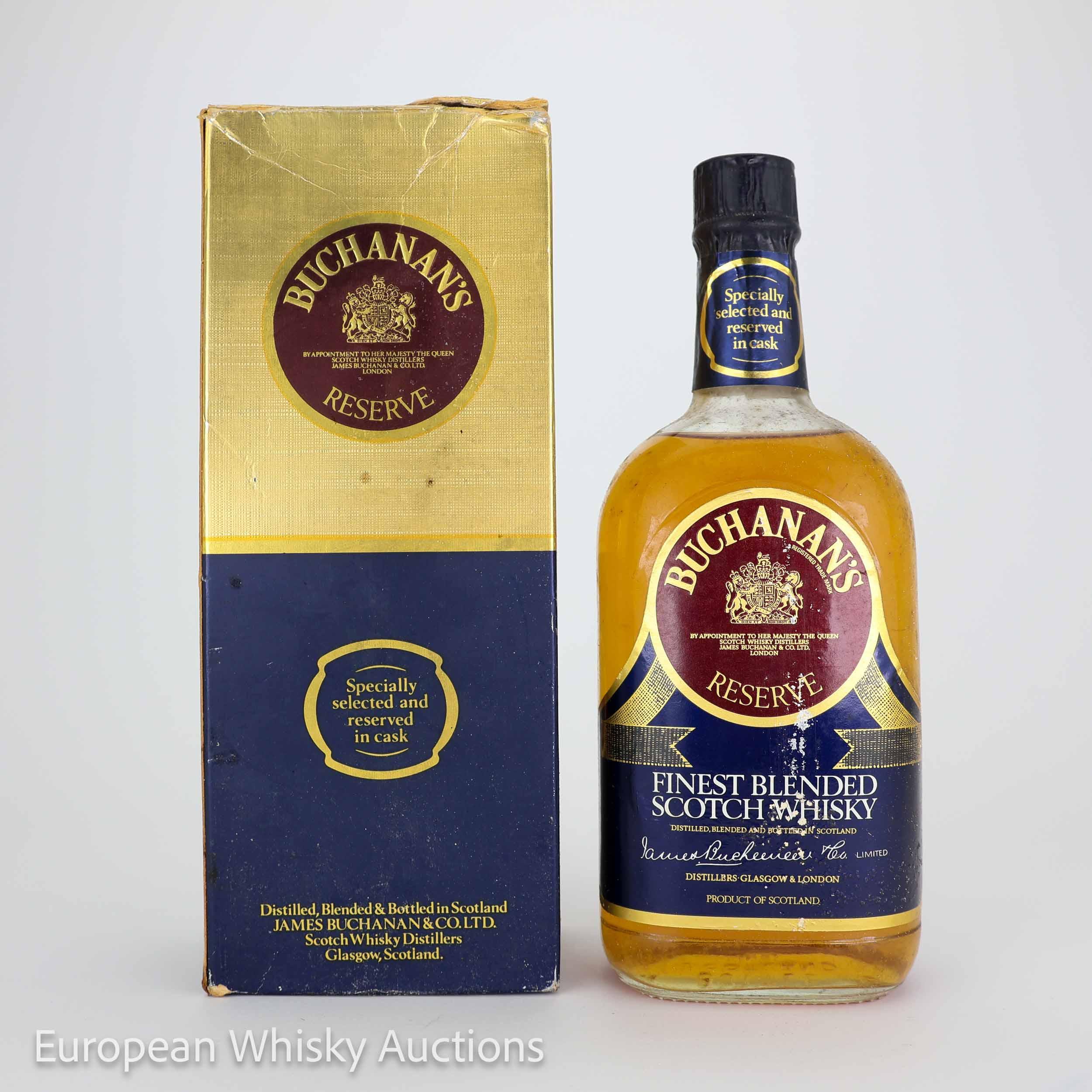 Buchanan's Reserve, 40%, 70cl whisky bottle