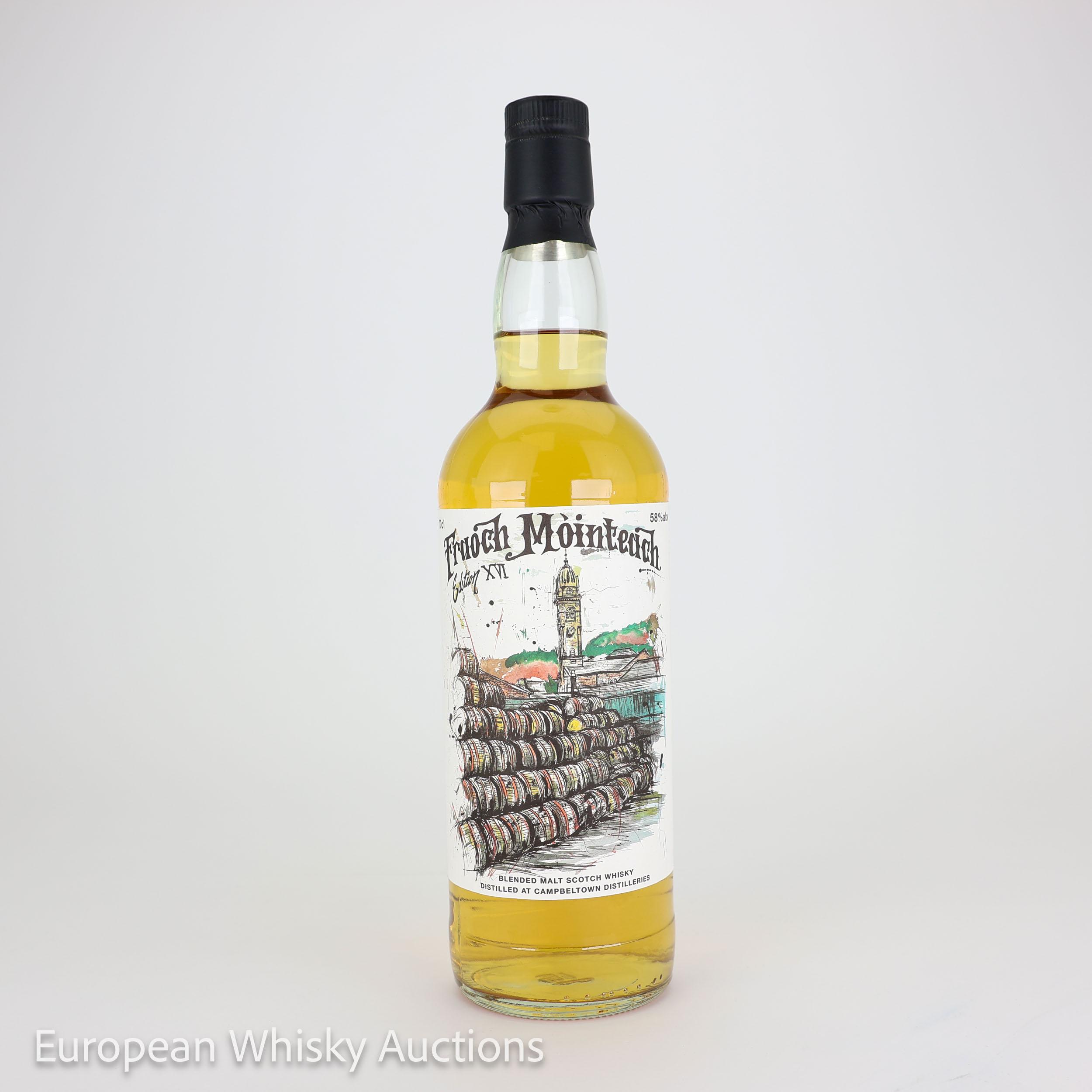 Fraoch Mòinteach Edition XVI 10 Year Old, American Oak Hogshead Cask, The Moorland Distiller, 58% whisky bottle