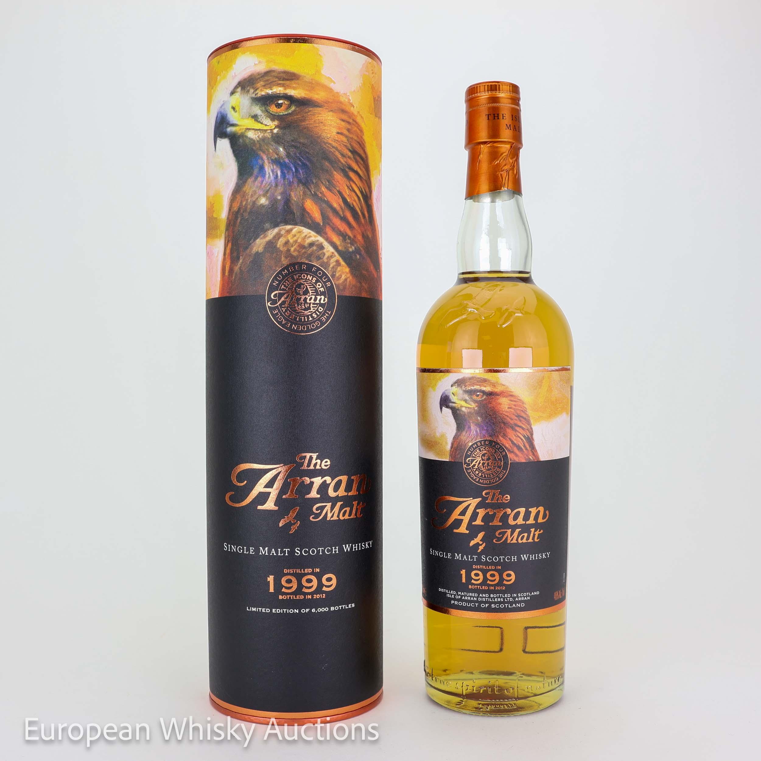 Arran Icons The Golden Eagle 12 Year Old, Bourbon & Sherry Cask, 2012, 46% whisky bottle
