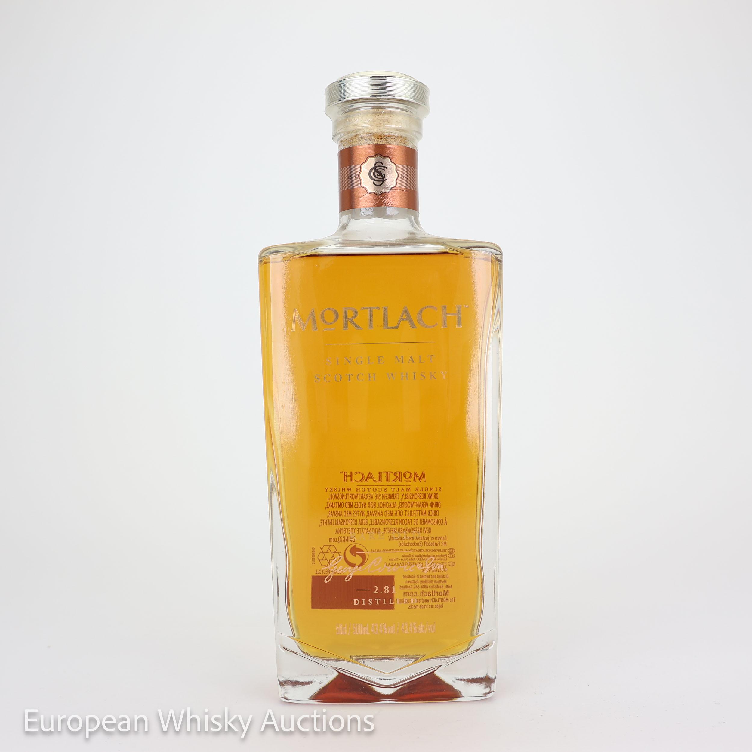 Mortlach Rare Old, Sherry & Bourbon Cask, 2014, 43.4% whisky bottle