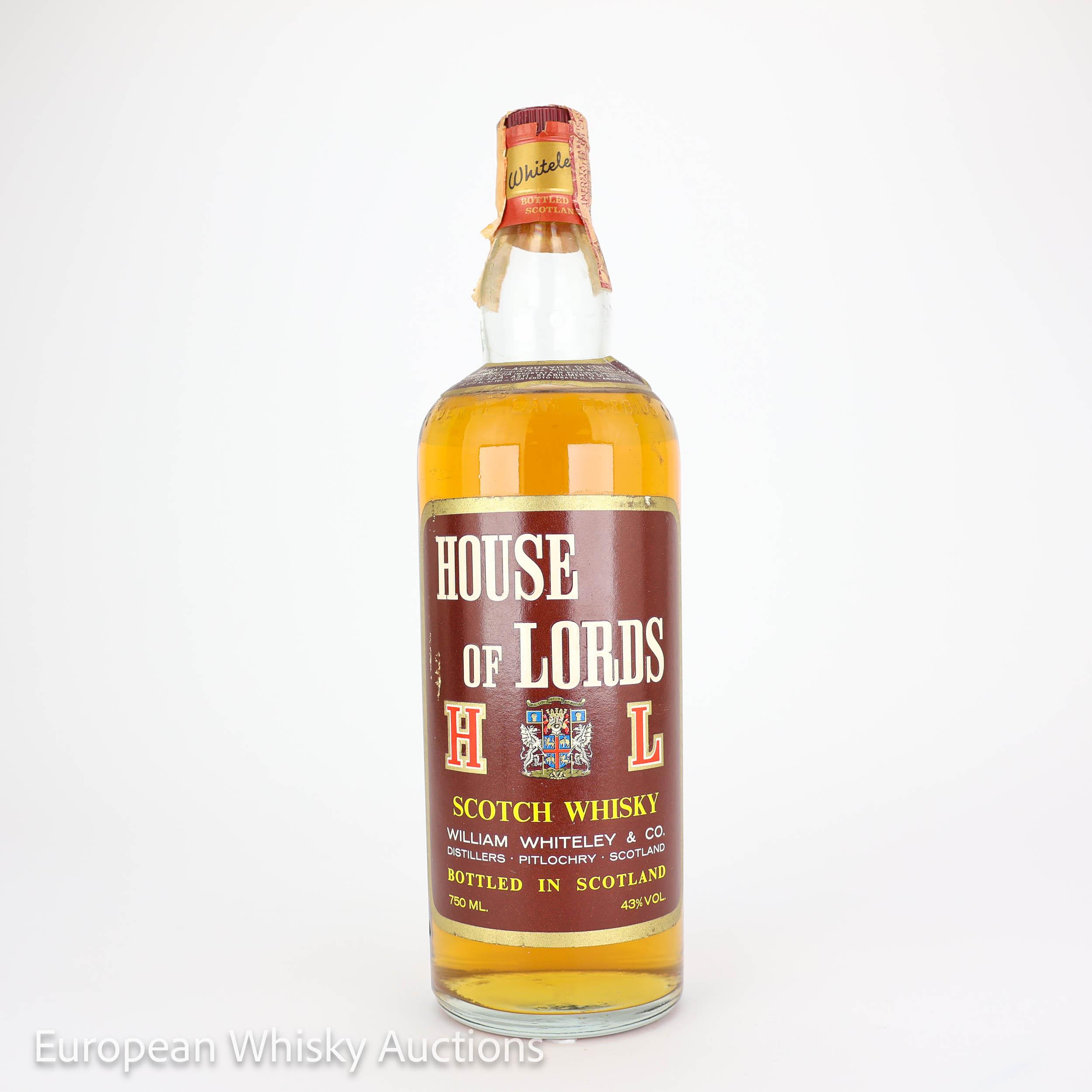House of Lords Scotch Whisky, 43% whisky bottle